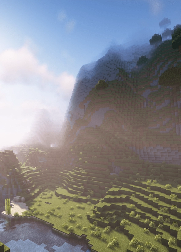 Minecraft world shaders