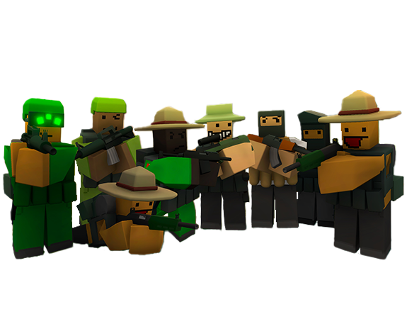 Unturned players with guns